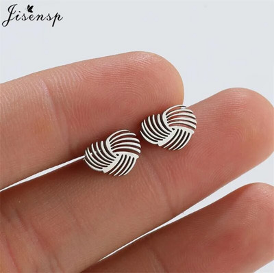 Minimalističke naušnice od nehrđajućeg čelika Ženske čizme višestrukih stilova Glazba Leaf Mouse Stud Naušnica Cool Girls Kaubojski šešir Nitne Poklon