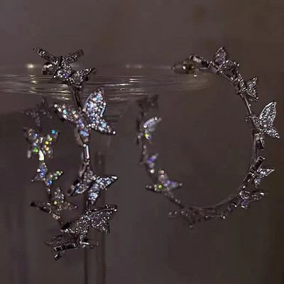 Nove četvrtaste šarene cirkonske ušne naušnice za žene, osobnost, modni dodaci za dnevnu odjeću, nakit za zabave, rođendanski dar