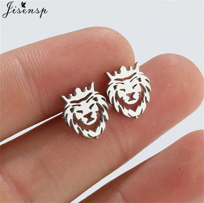 Više naušnica od nehrđajućeg čelika s nitom u obliku životinja Žene Minimalistički Zec Pas Mačka Naušnice s dinosaurusima Piercing Nakit Puž Oorbellen