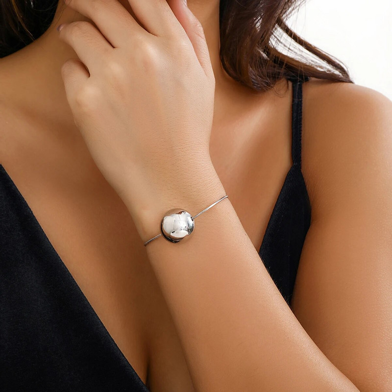 Lacteo Fashion suured CCB ümmargused helmed võluv käevõru naistele kullavärvi ussikett käevõru Ehted tüdrukutele kingituseks tarvikud Uus