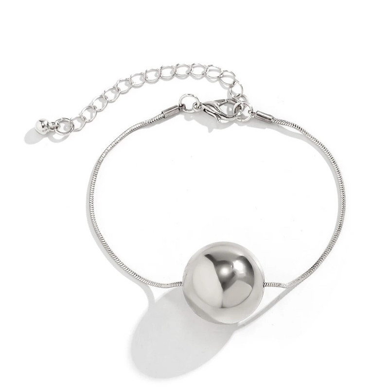 Lacteo Fashion suured CCB ümmargused helmed võluv käevõru naistele kullavärvi ussikett käevõru Ehted tüdrukutele kingituseks tarvikud Uus