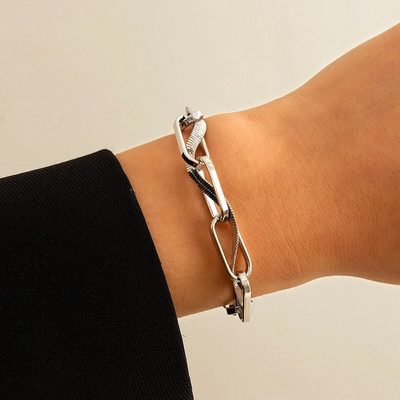 Lacteo aukso spalvos gyvatės grandinėlės apyrankės moteriškos papuošalai mados pynimo apyrankės vakarėlio dovanos aksesuarai kelių stilių apyrankės mergaitėms