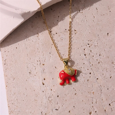 Rožinis lašinamas aliejus Punk Tarot Saulės dievas Žvaigždė Mėnulis Ranka Liepsna Dramblys Mergaitė Emalio Kvadratinis karoliai moterims Dovanos HangZhi2022 Nauja