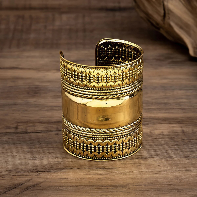 Lacteo etnilise stiiliga manseti käevõru geomeetrilise mustriga naiste käevõru raskemetallist avanev käevõru Ehted Y2K tarvikud Uus