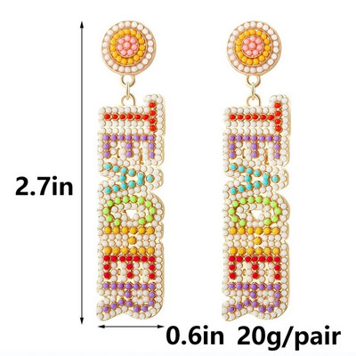 KMOKN Učiteljske naušnice s perlama Statement Pencil Apple Book Drop naušnice Darovi za učitelje Povratak u školu Set nakita