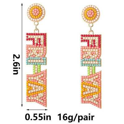 KMOKN Učiteljske naušnice s perlama Statement Pencil Apple Book Drop naušnice Darovi za učitelje Povratak u školu Set nakita