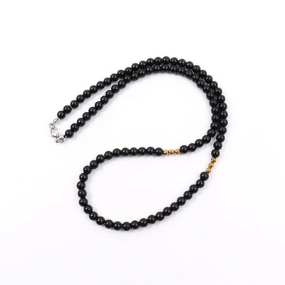 2022. aasta uus klassikaline kivist kaelakee, meeste lihtne käsitsi valmistatud 6 mm sinisest kivist pärlitega kaelakee meestele, ehe kingitus