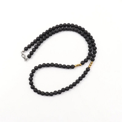 2022. aasta uus klassikaline kivist kaelakee, meeste lihtne käsitsi valmistatud 6 mm sinisest kivist pärlitega kaelakee meestele, ehe kingitus