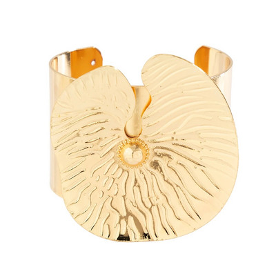 Lacteo Steampunk Wide Big Cuff narukvica za žene Heavy Metal Geometric Zlatna narukvica Y2K nakit Ženski dodaci Party