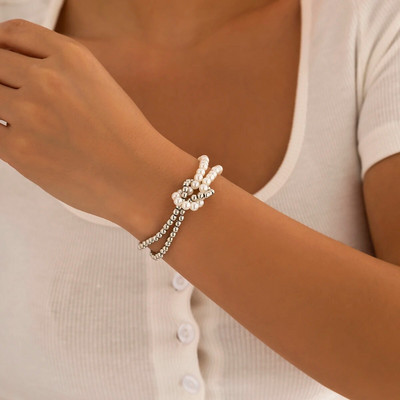 Lacteo Vintage sirds imitācijas pērļu rokassprādze sievietēm zelta krāsā OT aizdare šarmu rokassprādze uz rokas Rotaslietas kāzu dāmu dāvanas jauns