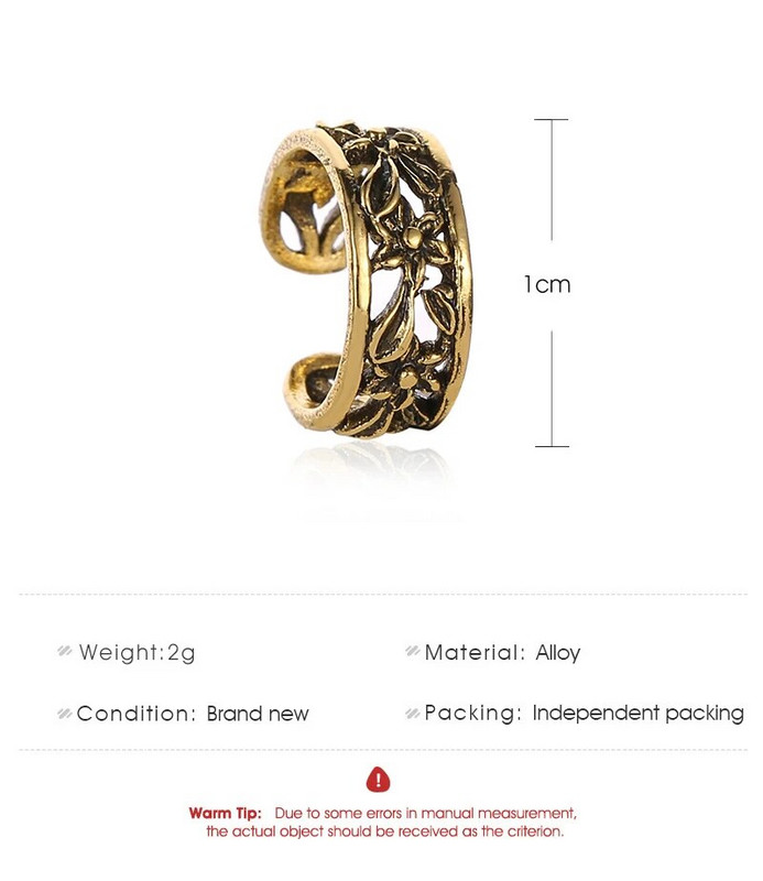 Modyle Bohemian Ear Cuff auskars sievietēm Daudzkrāsains C-formas bez caurdurta maza auskara līgavas kāzu ausu sprādzes rotaslietas dāvanas