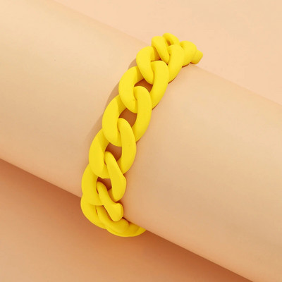 Gyanta láncos karkötő nőknek Bohemia divat, geometrikus függő lánc Choker karkötő medálok divatos női ékszerek 2022