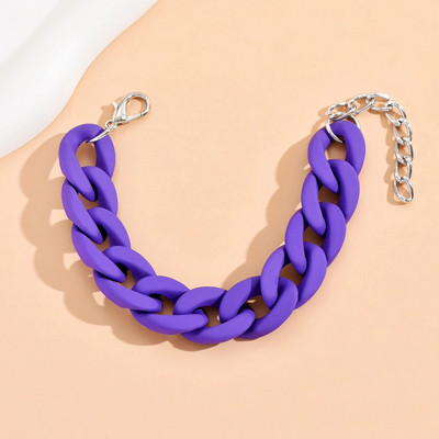 Gyanta láncos karkötő nőknek Bohemia divat, geometrikus függő lánc Choker karkötő medálok divatos női ékszerek 2022