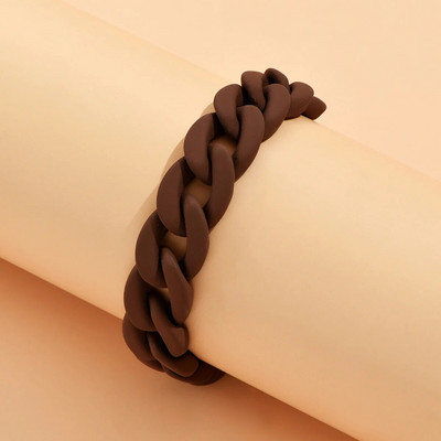 Gyanta láncos karkötő nőknek Bohemia divat, geometrikus függő lánc Choker karkötő medálok divatos női ékszerek 2022