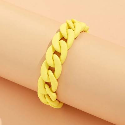 Gyanta láncos karkötő nőknek Bohemia divat, geometrikus függő lánc Choker karkötő medálok divatos női ékszerek 2022