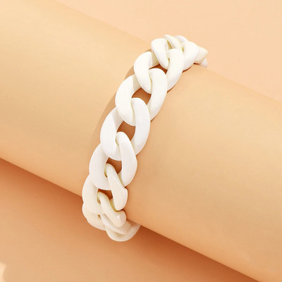 Gyanta láncos karkötő nőknek Bohemia divat, geometrikus függő lánc Choker karkötő medálok divatos női ékszerek 2022