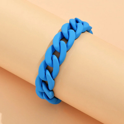 Gyanta láncos karkötő nőknek Bohemia divat, geometrikus függő lánc Choker karkötő medálok divatos női ékszerek 2022