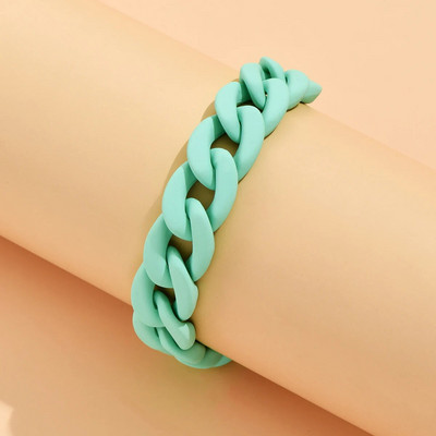 Gyanta láncos karkötő nőknek Bohemia divat, geometrikus függő lánc Choker karkötő medálok divatos női ékszerek 2022