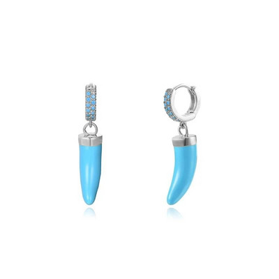 KEYOUNUO zlato srebrno ispunjeno CZ naušnice s obručima za žene Šarene emajlirane bombone Male ženske viseće naušnice Nakit Veleprodaja