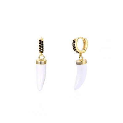 KEYOUNUO zlato srebrno ispunjeno CZ naušnice s obručima za žene Šarene emajlirane bombone Male ženske viseće naušnice Nakit Veleprodaja