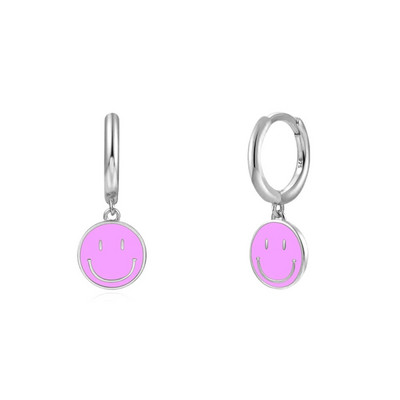 KEYOUNUO zlato srebrno ispunjeno CZ naušnice s obručima za žene Šarene emajlirane bombone Male ženske viseće naušnice Nakit Veleprodaja