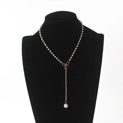Имитация на перли Choker Fairy Женски колиета Корейска мода Перлени висулки Яка Trend Neck Бижута Парти Декорация на врата