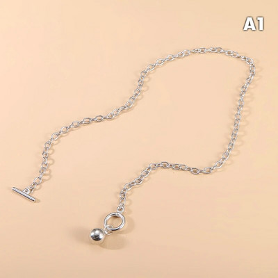 Női kubai láncos nyaklánc új divatos, rozsdamentes acél láncos nyaklánc, női ékszer ajándék