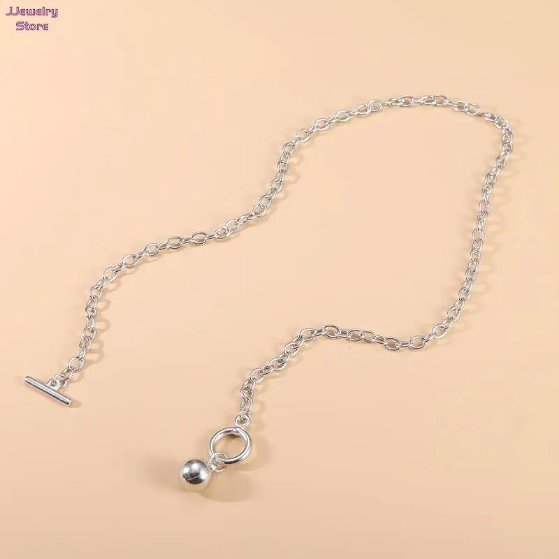 Női kubai láncos nyaklánc új divatos, rozsdamentes acél láncos nyaklánc, női ékszer ajándék