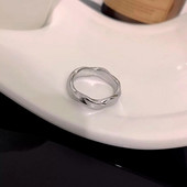 Modni muški prstenovi od titanijskog čelika Osobnost Jednostavni zaručnički dodaci za vjenčanje Muški božićni darovi Nakit