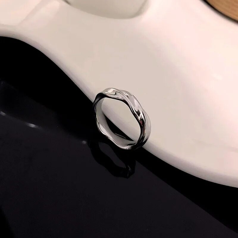 Modni muški prstenovi od titanijskog čelika Osobnost Jednostavni zaručnički dodaci za vjenčanje Muški božićni darovi Nakit