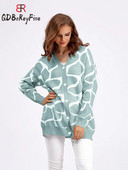 Női kötött kardigán téli őszi meleg hosszú ujjú felsők koreai vastag mintás kardigán kabát Alkalmi túlméretezett női pulóverek