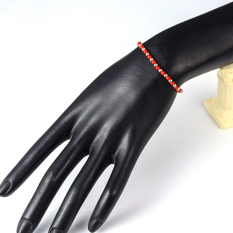 2024. Novi modni zlatni srebrni lanac od perli Hamdmade narukvica za djecu Retro nakit Dodaci Blagdanski dar