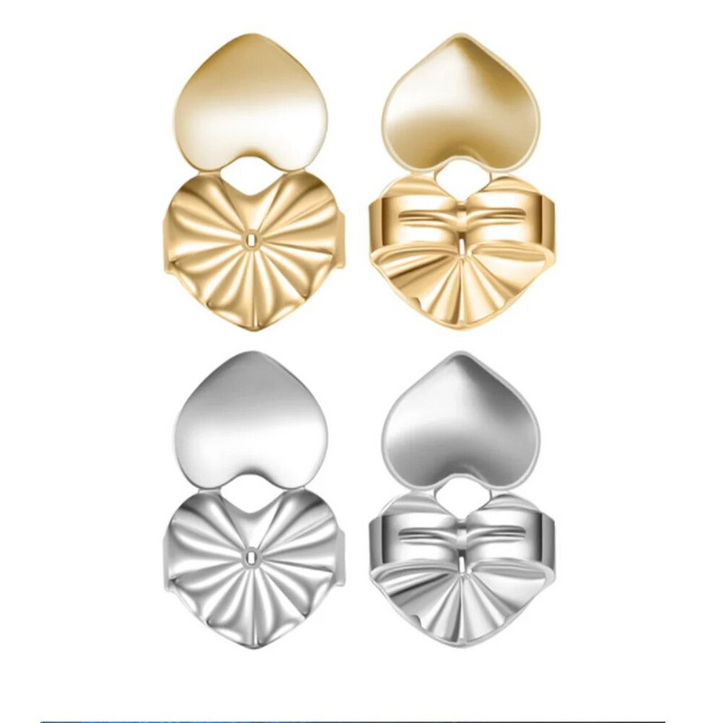 Γυναικεία σκουλαρίκια Ανυψωτικό Πίσω Χρυσό Χρώμα Ασημί Χρώμα Χάλκινο Πεταλούδα Καρδιά Αγάπη Σκουλαρίκια Νέα μόδα αξεσουάρ κοσμημάτων