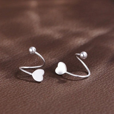 2db rozsdamentes acél spirál csavart fülbevaló nőknek koreai fülcsavarok Tragus porc piercing fülbevalók esküvői ékszerek ajándékok