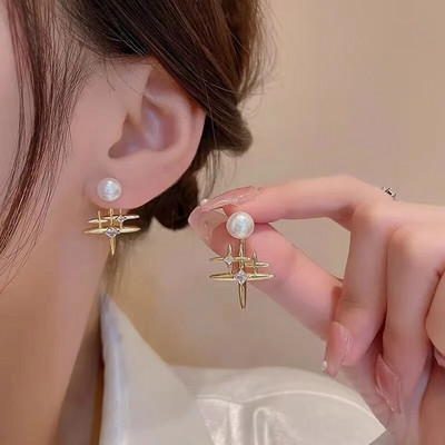 Slatke naušnice sa zvijezdama s kićankama Ženske naušnice Romantična zabava Vjenčanje Visoki nakit Poklon Veleprodaja Izravna prodaja Nova moda