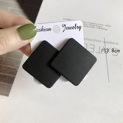 CWEEL Naušnice s nitnama za žene Trend Okrugli Statement Vintage veliki akrilni krug Boemski veliki geometrijski crveni dodaci u bojama