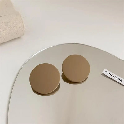 CWEEL Naušnice s nitnama za žene Trend Okrugli Statement Vintage veliki akrilni krug Boemski veliki geometrijski crveni dodaci u bojama