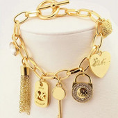 rese Heart Beetle Charm Narukvice Narukvice za žene Narukvica zlatne boje Lanac od austrijskog kristala Pulseras