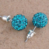 10 mm okrugle naušnice s vještačkim dijamantima za žene, modni nakit, kristalne perle s vještačkim dijamantima, naušnice s nitnama, ženski nakit, darovi