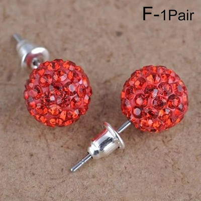 10 mm okrugle naušnice s vještačkim dijamantima za žene, modni nakit, kristalne perle s vještačkim dijamantima, naušnice s nitnama, ženski nakit, darovi