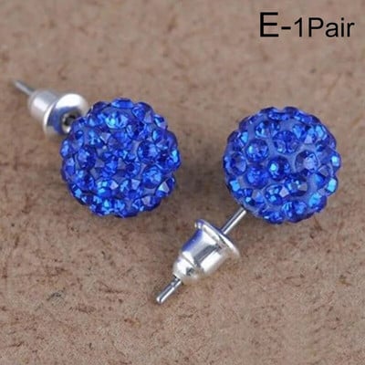 10 mm okrugle naušnice s vještačkim dijamantima za žene, modni nakit, kristalne perle s vještačkim dijamantima, naušnice s nitnama, ženski nakit, darovi