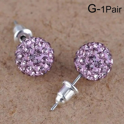 10 mm okrugle naušnice s vještačkim dijamantima za žene, modni nakit, kristalne perle s vještačkim dijamantima, naušnice s nitnama, ženski nakit, darovi