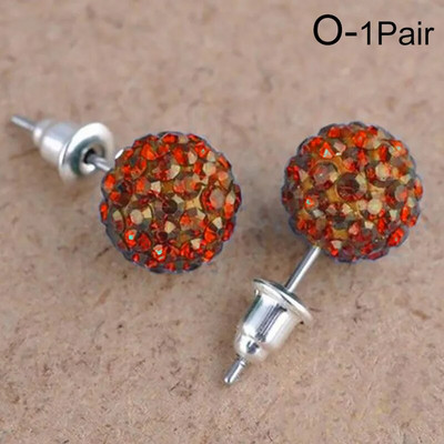 10 mm okrugle naušnice s vještačkim dijamantima za žene, modni nakit, kristalne perle s vještačkim dijamantima, naušnice s nitnama, ženski nakit, darovi