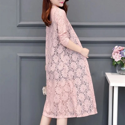 Vasaras aizsardzība pret sauli Apģērbs Krekls Sieviešu garais jakas Sieviešu jakas ar garām piedurknēm Sieviešu Mežģīnes Mētelis Sieviešu Šalle Virsdrēbes