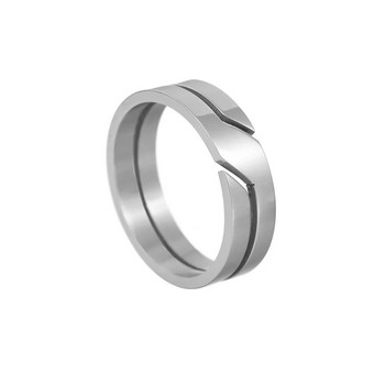 Нови модни пръстени за жени Мъжки бижута Годежни сватбени пръстени от неръждаема стомана Унисекс аксесоари