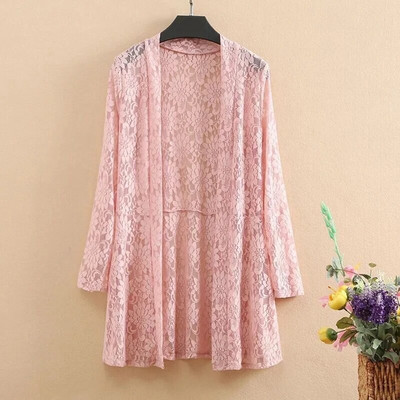 2022. gada pavasaris, rudens, vasara, lielizmēra sieviešu jakas ar garām piedurknēm sieviešu jakas Sieviešu mežģīnes, plāni topi Sieviešu šalles virsdrēbes