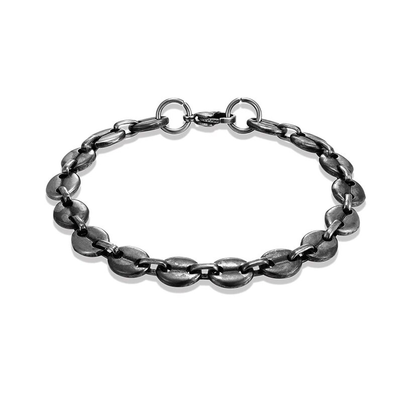 Muška narukvica Vintage karika lanca Ručno izrađena Punk Rock Motocikl od nehrđajućeg čelika visoke kvalitete Ručni nakit Pribor Pokloni Prijatelj