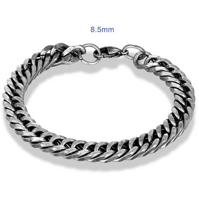 Muške narukvice od nehrđajućeg čelika Vintage nakit Byzantine Curb Cuban Link Chain Punk narukvice Božićni dar Veleprodaja Accessoires