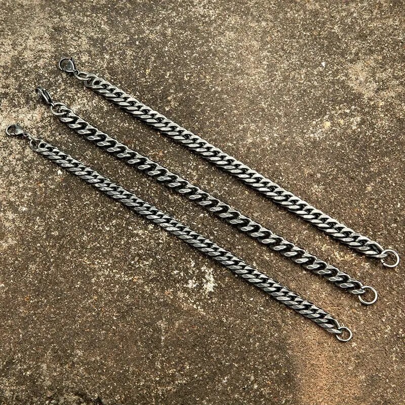 Muške narukvice od nehrđajućeg čelika Vintage nakit Byzantine Curb Cuban Link Chain Punk narukvice Božićni dar Veleprodaja Accessoires