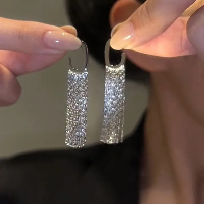 XIALUOKE modes garo pušķu zelta auskars sievietēm kāzu ikdienas kulonu paziņojums rotaslietas dāvana